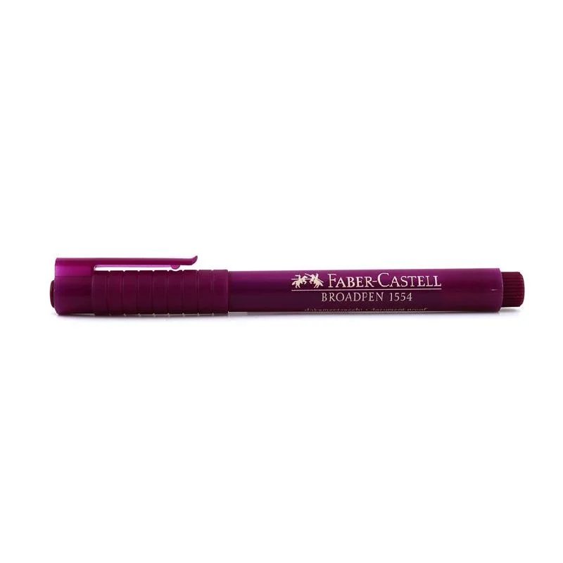 FABER 1554 BROADPEN MAGENTA KALEM 155437 (Best)