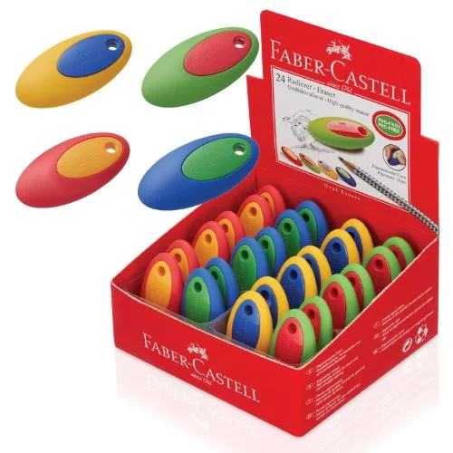 FABER 182330 ELİPS SİLGİ RENKLİ 24 LÜ KT (Best)