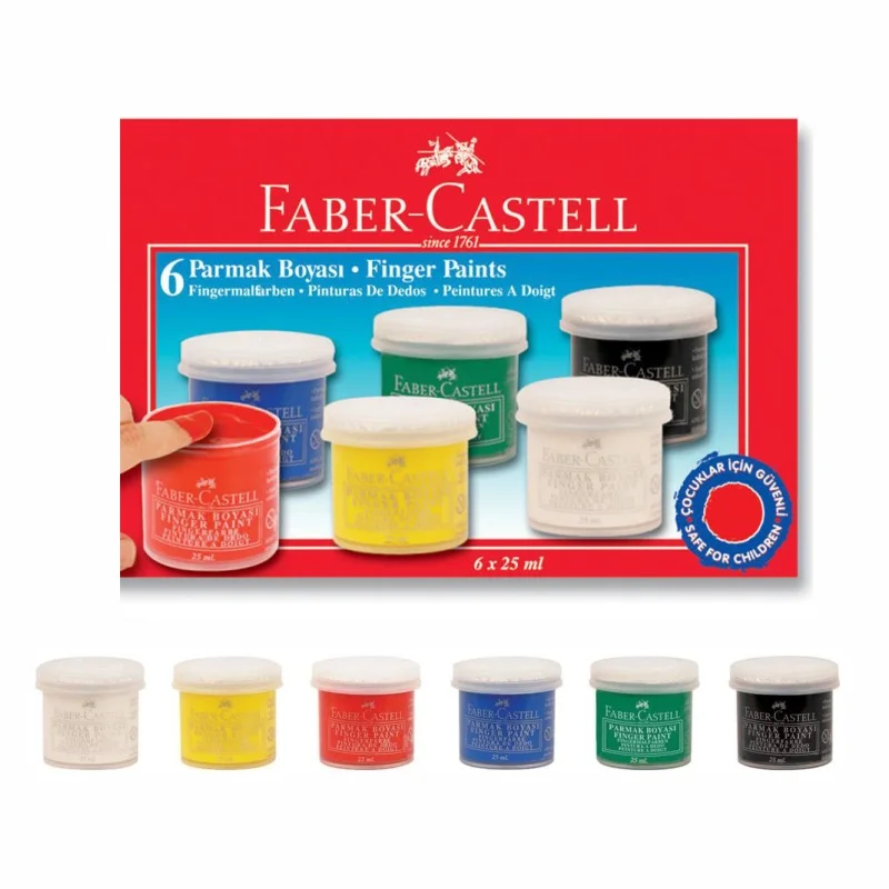 FABER 6 RENK PARMAK BOYASI ŞİŞE 160402 (Best)