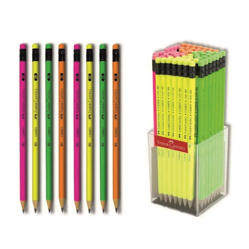 FABER CANDY SİLGİLİ KURŞUN KALEM 72 Lİ 44112802 (Best)