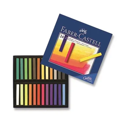 FABER CREATİVE TOZ PASTEL BOYA 24 RENK 128324 (Best)