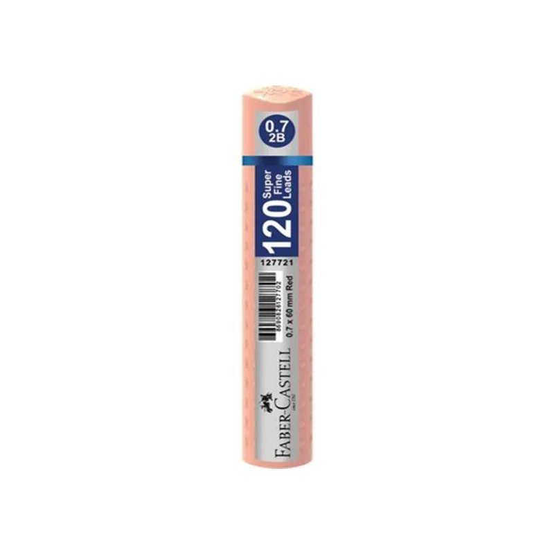 FABER GRIP MİN 0.7 PASTEL TURUNCU 60 mm 120 Lİ TÜP 127736 (Best)