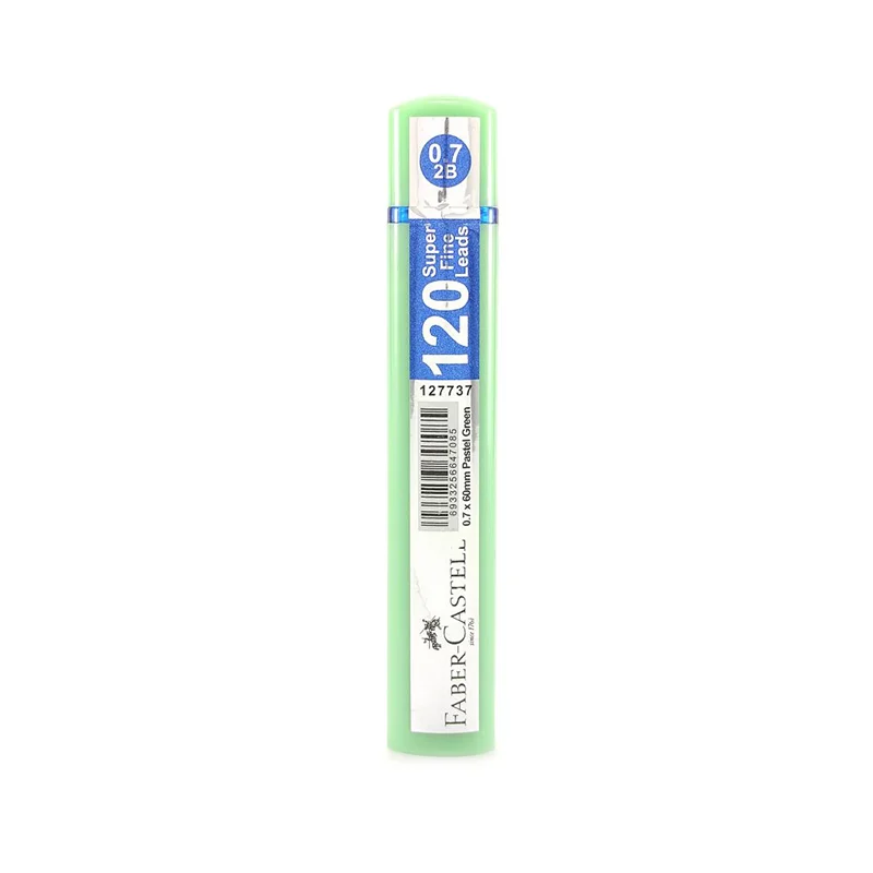 FABER GRIP MİN 0.7 PASTEL YEŞİL 60 mm 120 Lİ TÜP 127737 (Best)