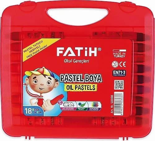 FATİH 18 R.PASTEL BOYA KING SIZE ÇANTALI 50360 (Best)