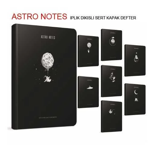 GIPTA ASTRO NOTES A6 80 YP ÇİZGİLİ SPR KARTON KAPAK DEFTER 6087 2011 (Best)