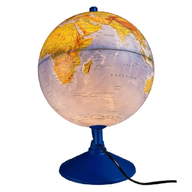 GÜRBÜZ 41301 IŞIKLI KÜRE FİZİKİ+SİYASİ 30 cm (Best)
