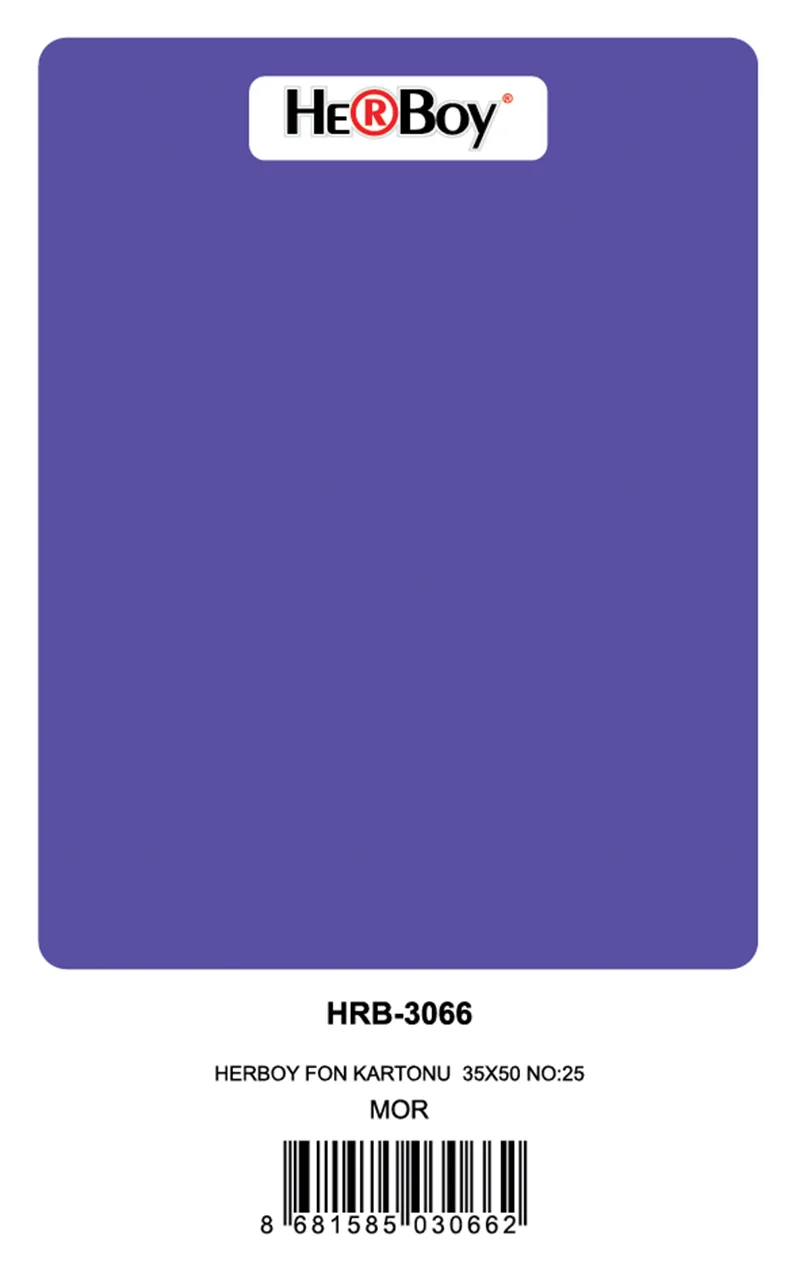 HERBOY FON KARTONU 35X50 NO:25 MOR 100 LÜ HRB-3066 (Best)