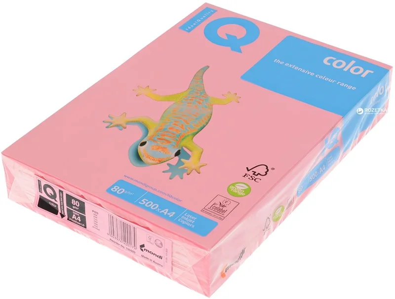 IQ A4 AÇIK PEMBE RENKLİ FOTOKOPİ KAĞIDI 80 gr. PI25 (Best)