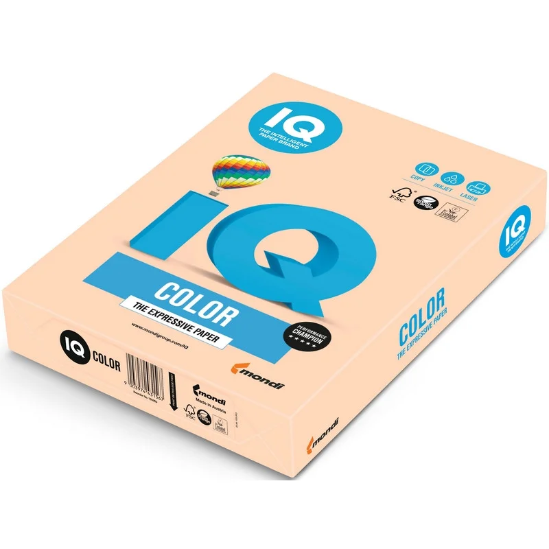 IQ A4 AÇIK SOMON RENKLİ FOTOKOPİ KAĞIDI 80 gr. SA24 (Best)