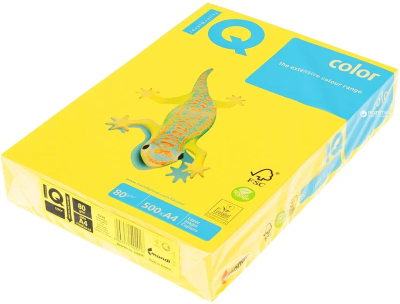 IQ A4 YOĞUN KOYU SARI RENKLİ FOTOKOPİ KAĞIDI 80 gr. CY39 (Best)