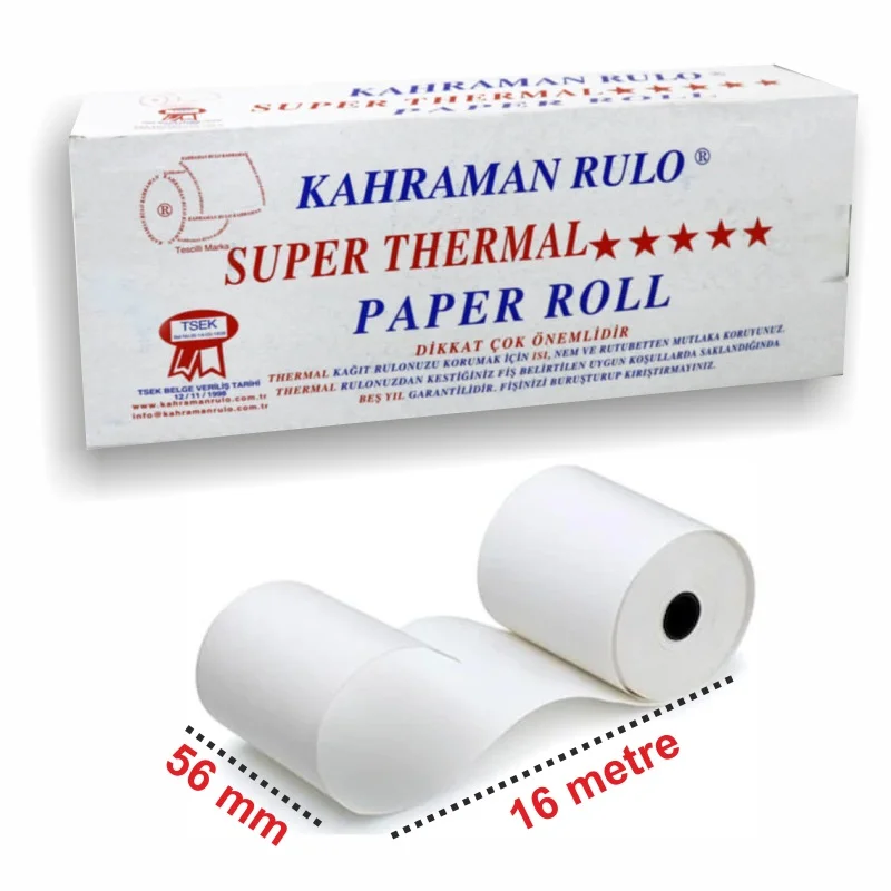 KAHRAMAN 56x16 TERMAL RULO 16 LI (Best)