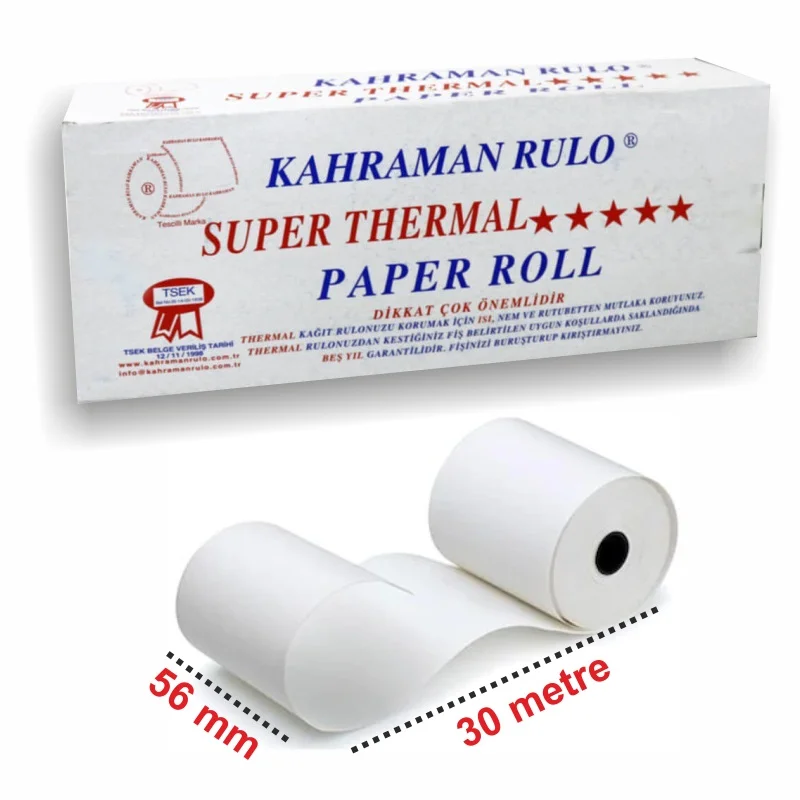 KAHRAMAN 56x30 TERMAL RULO 10 LU (Best)