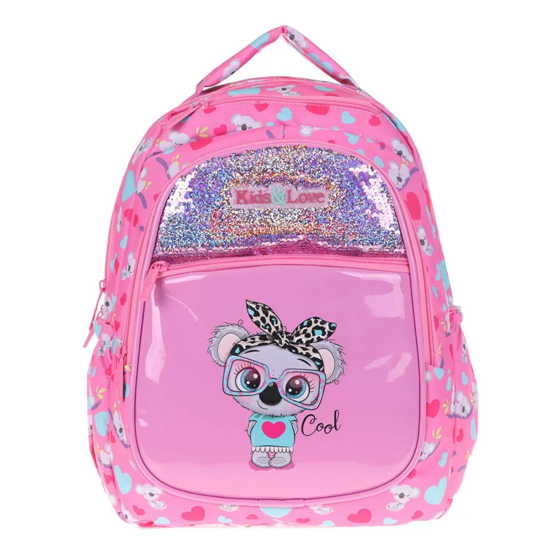 KAUKKO L5102 KIDS&amp;LOVE SIRT ÇANTASI PULLU RUGAN KOALA (Best)