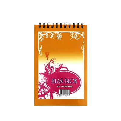 KLAS 3 NO: SPİRALLİ BLOKNOT 36 YAPRAKLI 0163 (Best)