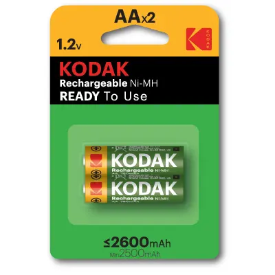 KODAK 30955080 KAAHR-2 2600 mAh.2 Lİ ŞARJLI KALEM PİL 383098 (Best)