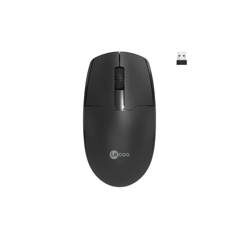 LECOO WS204 SİYAH KABLOSUZ MOUSE (Best)
