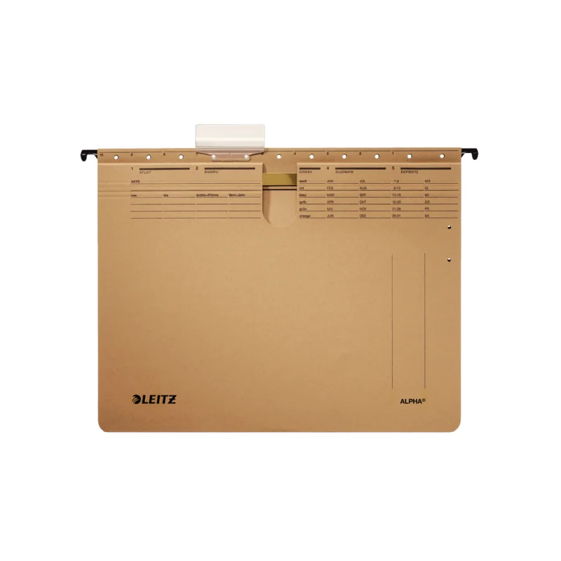 LEITZ 1914 TEK TELLİ ASKILI KRAFT DOSYA (Best)