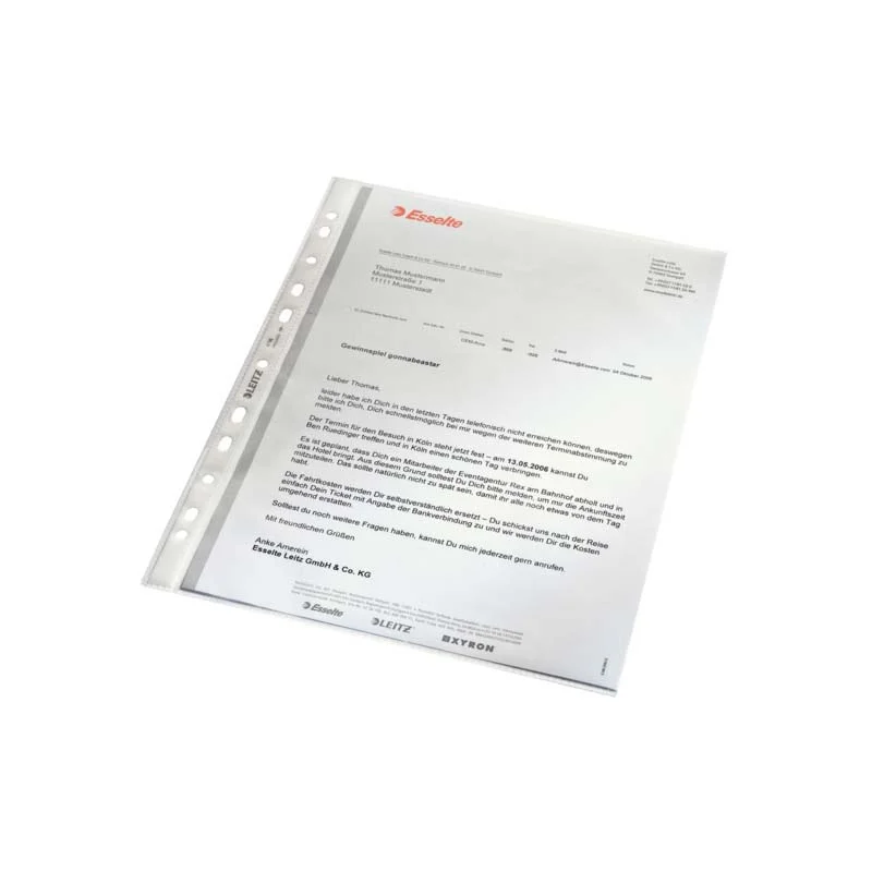 LEITZ A4 POŞET DOSYA 4796 100 LÜ (Best)