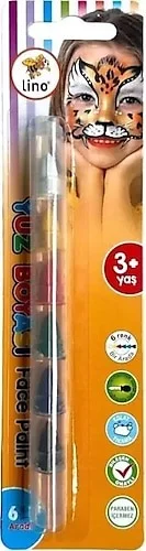 LINO LN-902 YÜZ BOYASI 6 LI YIKANABİLİR (Best)