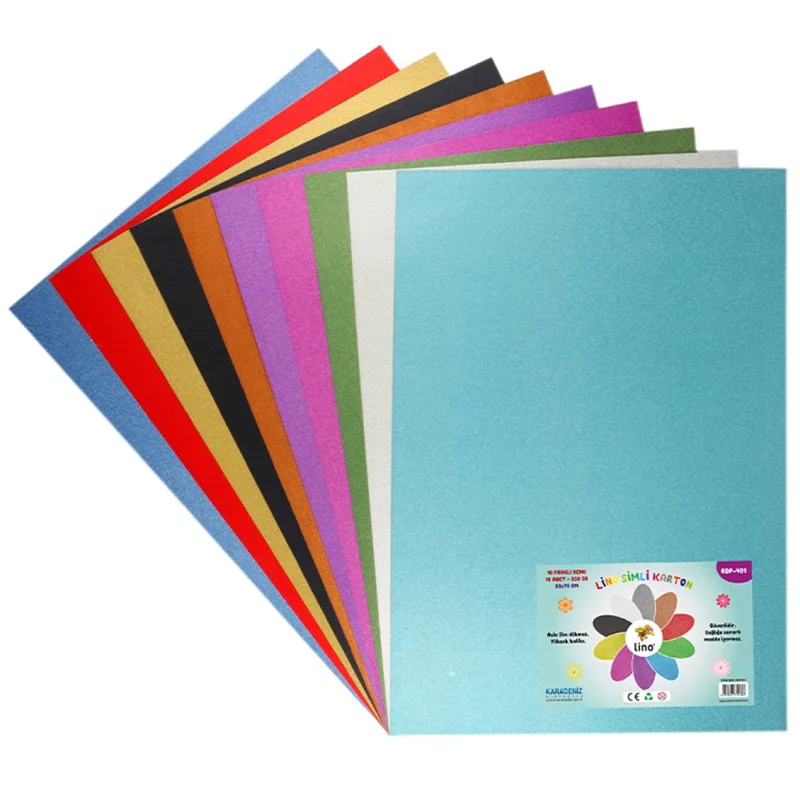 LINO SİMLİ KARTON KARIŞIK 10 LU 50x70 RBP-401 (Best)