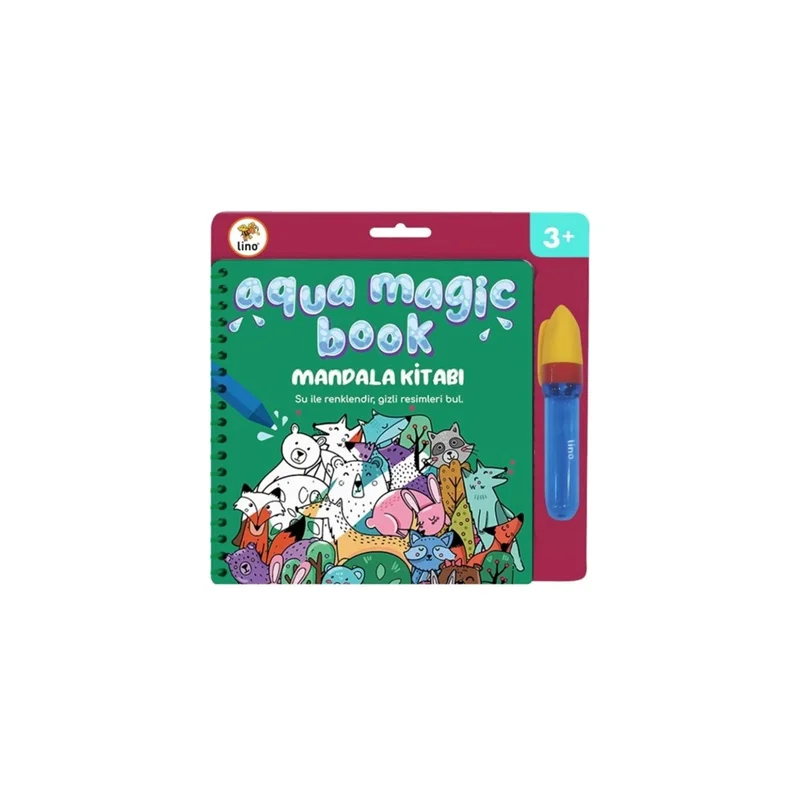 LINO TFL-1003 AQUA MAGIC BOOK MANDALA SİHİRLİ BOYAMA KİTABI (Best)