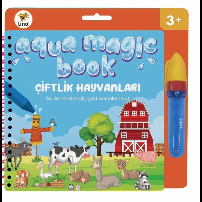 LINO TFL-1007 AQUA MAGIC BOOK ÇİFTLİK SİHİRLİ BOYAMA KİTABI (Best)