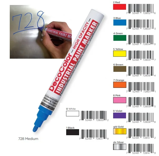 MARVY DECOCOLOR 728 KAHVERENGİ PAINT MARKER (Best)