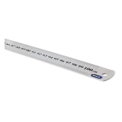 MAS 2400 ÇELİK CETVEL 100 CM. (Best)
