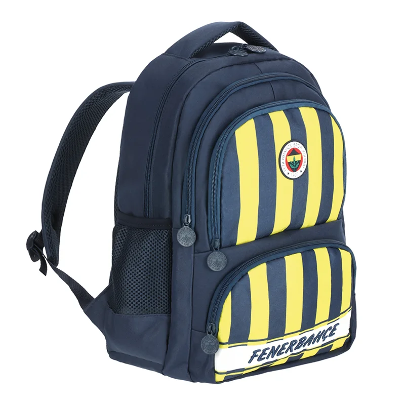 ME 25739 FENERBAHÇE NAKIŞ DETAYLI ÇUBUKLU SIRT ÇANTASI (Best)
