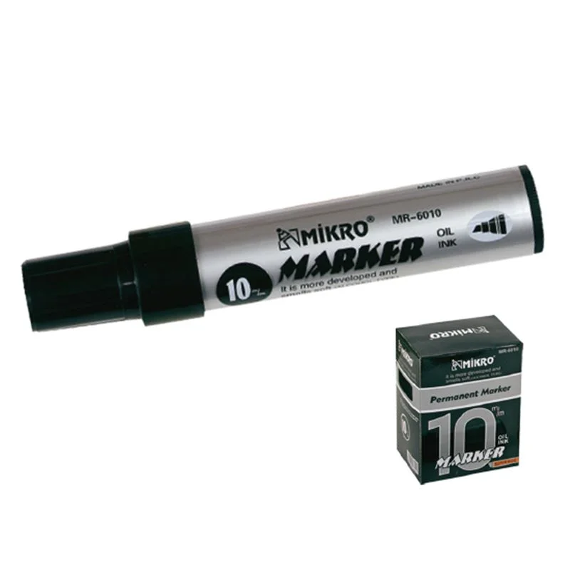 MİKRO 6010 SİYAH 10 mm JUMBO MARKER (Best)