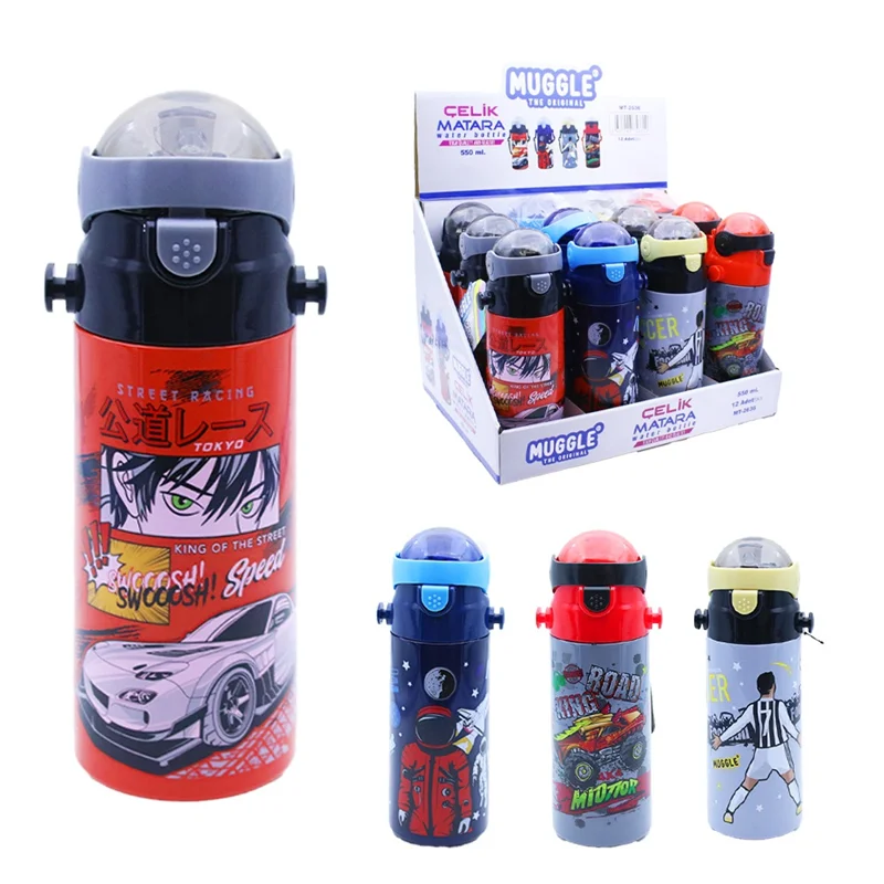 MİKRO MUGGLE 2636-12 THE ORIGINAL ÇELİK MATARA 550 ML (ERKEK) (Best)