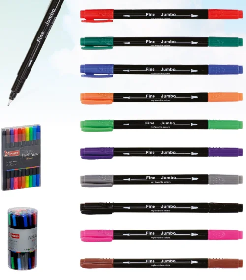 MİKRO ZW 612-48 FINELINER ÇİFT UÇLU KEÇELİ KALEM (Best)