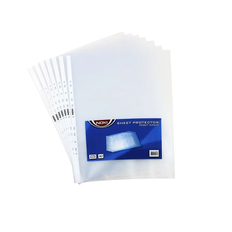 NOKİ A3 POŞET DOSYA DİKEY 25 Lİ 4836-P (Best)