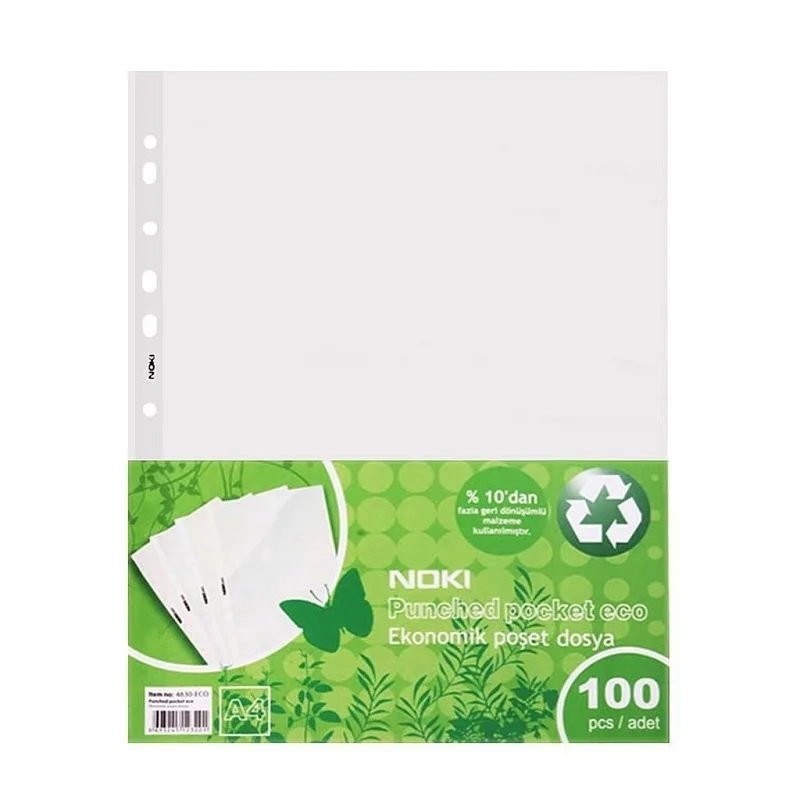 NOKİ A4 EKO POŞET DOSYA 100 LÜ 4830-ECO (Best)