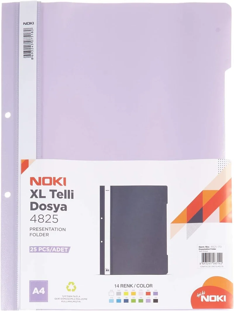 NOKİ TELLİ DOSYA XL LİLA 25 Lİ 4825-170 (Best)