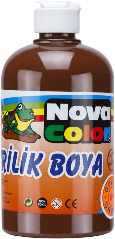 NOVA COLOR AKRİLİK BOYA 500 ml KAHVE NC-387 (Best)
