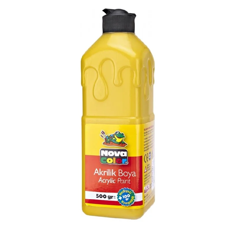 NOVA COLOR AKRİLİK BOYA 500 ml SARI NC-381 (Best)