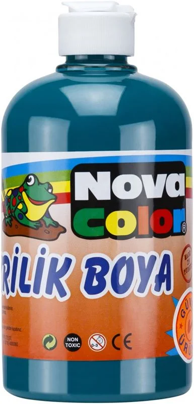 NOVA COLOR AKRİLİK BOYA 500 ml YEŞİL NC-384 (Best)