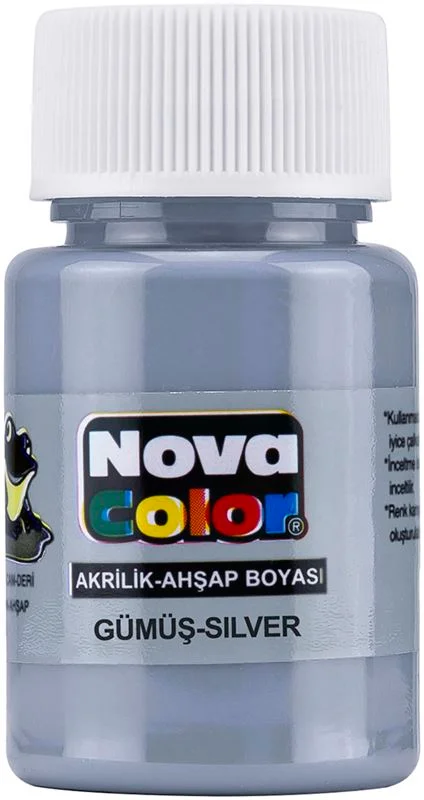 NOVA COLOR AKRİLİK BOYA GÜMÜŞ NC-235 (Best)