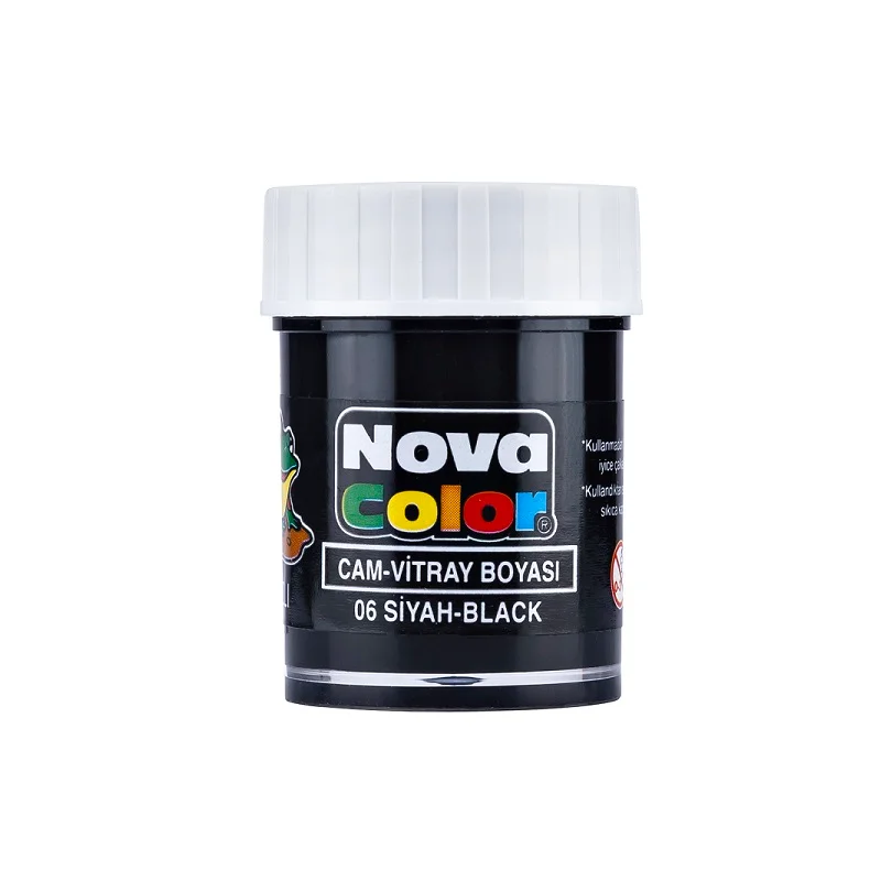 NOVA COLOR CAM BOYASI SİYAH SU BAZLI NC-154 (Best)