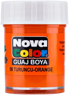 NOVA COLOR GUAJ BOYA TURUNCU ŞİŞE NC-110 (Best)