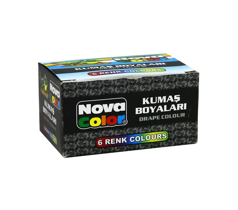 NOVA COLOR KUMAŞ BOYASI 6 LI TAKIM NC-188 (Best)