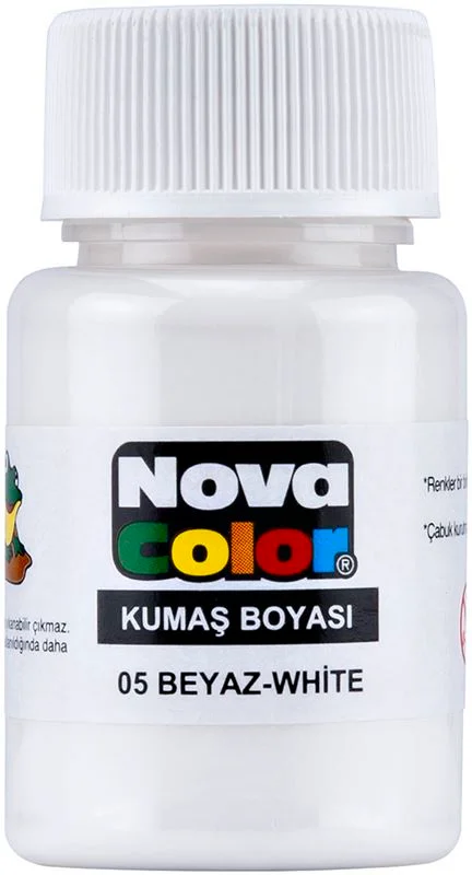 NOVA COLOR KUMAŞ BOYASI BEYAZ NC-163 (Best)