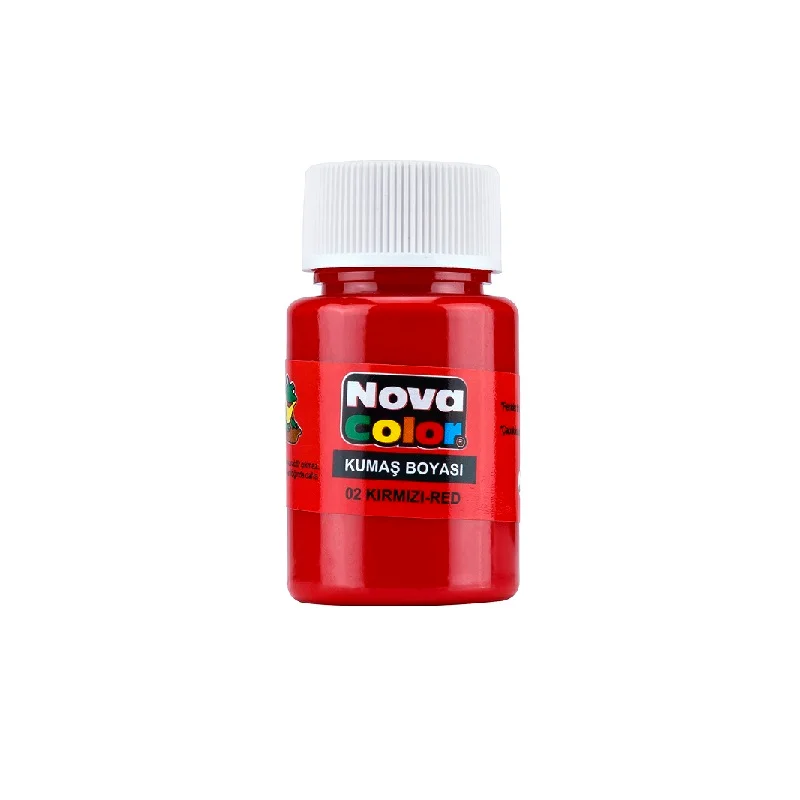 NOVA COLOR KUMAŞ BOYASI KIRMIZI NC-160 (Best)