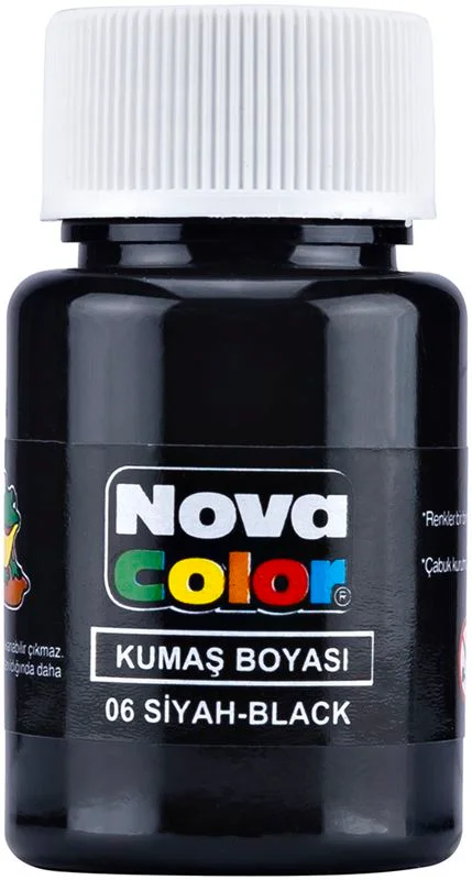 NOVA COLOR KUMAŞ BOYASI SİYAH NC-164 (Best)