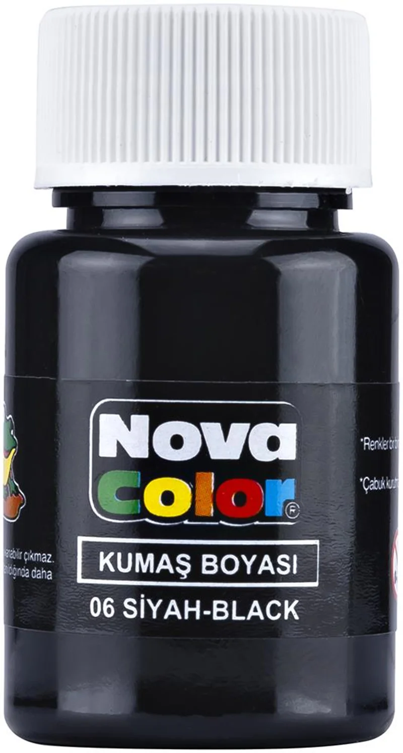 NOVA COLOR KUMAŞ BOYASI SİYAH NC-164 (Best)
