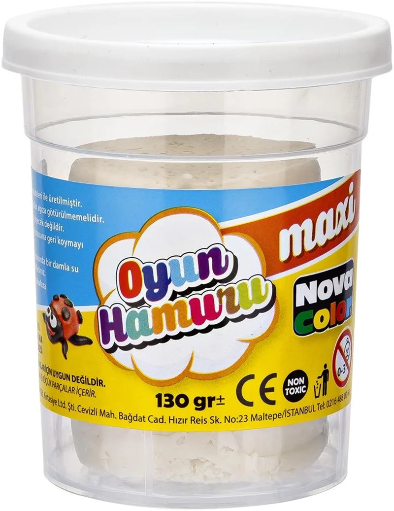 NOVA COLOR MAXİ OYUN HAMURU BEYAZ NC-4146 (Best)
