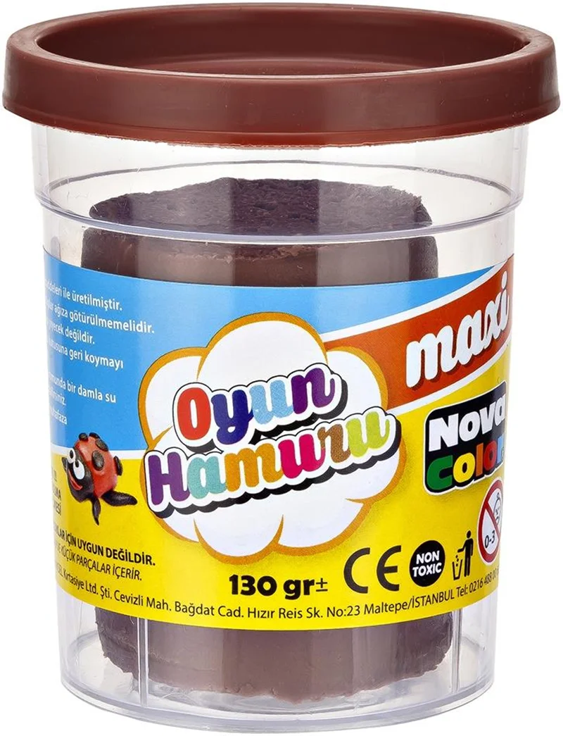 NOVA COLOR MAXİ OYUN HAMURU KAHVERENGİ NC-4144 (Best)