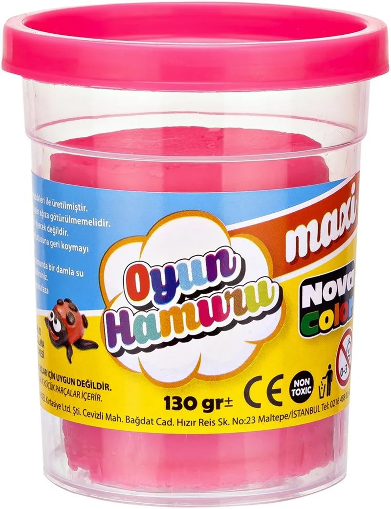NOVA COLOR MAXİ OYUN HAMURU PEMBE NC-4145 (Best)