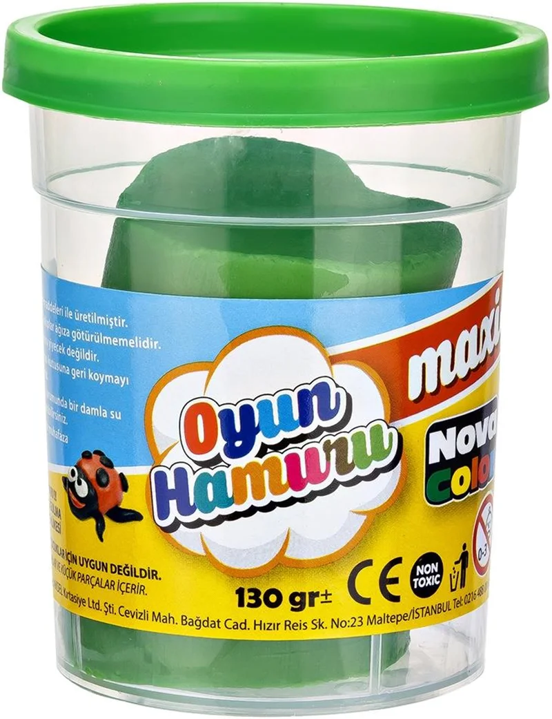 NOVA COLOR MAXİ OYUN HAMURU YEŞİL NC-4143 (Best)